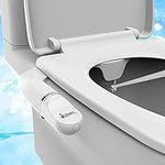 Atalawa Bidet Attachment for Toilet, Ultra-Slim Self Cleaning Bidet Attachment Dual Nozzle (Frontal Rear/Feminine Wash) Fresh Cold Water Bidet Toilet Seat Spray with Adjustable Water Pressure Bathroom