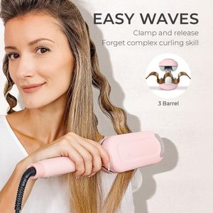 TYMO ROVY 32mm Hair Waver – Pink Ceramic Styling Tool