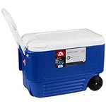Ice Cooler 38 Quart Rolling Ice Che