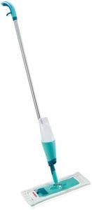 Leifheit Komfort Sprühwischer Easy Spray XL für schnelle Reinigung, Spray Mop mit Sprühdüse, Wischer mit Wassertank und 2-Faser-Wischbezug, Bodenwischer für alle Böden