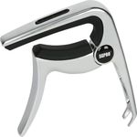 SGPRO Capos for Acoustic Guitars, Electric Guitars and Ukulele, Superior Zinc Alloy and Silicone Made (3 in 1 Silver)