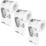 Fairly Odd Novelties Democrat Alexandria Ocasio Cortez Toilet Paper, Set of 3 - Political Gifts for Republicans - Novelty Printed Toilet Paper Democrat Alexandria Ocasio Cortez Novelty - 3PK