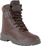 Kombat UK Men's All Leather Patrol Boots, MOD Brown, 9 UK (43 EU)