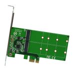 IOCrest SI-PEX40115 2 Port M.2 to PCI-E x1 Adapter B or B Plus M Key Components Other