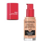 COVERGIRL - Outlast Extreme Wear 3-in-1 Full coverage liquid Foundation, Classic Ivory - 810, 30 Milliliters