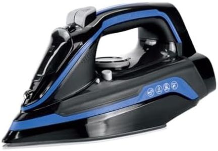 Lenoxx Cordless Steam Iron with Ceramic Plates - 360° Charging Base, Self-Cleaning, 2200W Power, Integrated Water Spray, Lightweight Design - Effortless Ironing and Maintenance