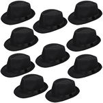 Haysandy 10 Pack 1920s Fedora Hats 