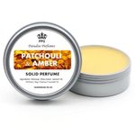 Patchouli & Amber | Natural Solid Perfume | Fragrance Balm 30ml | Beautiful Scent | Cruelty-Free | Alcohol-Free | PPG | Handmade In UK