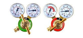 SÜA - Oxygen and Acetylene Regulators Welding Gas Gauges -Pair - Rear Entry - LDB series