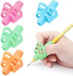 Pencil Grips - BUSHIBU Children Pen Writing Aid Grip Set Posture Correction Tool for Kids Preschoolers Children,Hollow Ventilation (4PCS)