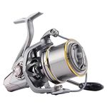 HAUT TON Spinning Reel 8000 Series Advanced Version,17+1BB Graphite Frame Surf Fishing Reels,4.8:1 Gear Ratio 55lbs Max Drag Medium/Heavy Long Casting Inshore & Offshore Saltwater Monster Fish.…