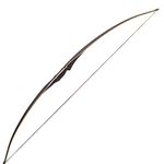 PSE ARCHERY Oryx Longbow-Wood-Set-Hunting- Left Hand - 68-45, Silver