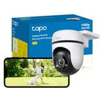 Tapo TC40 Pan/Tilt Outdoor Security Camera, 1080p Full HD, 360° Smart Person Detection Motion Tracking, Night Vision, WiFi Camera No Monthly Fee, Two-Way Talk, IP65, Works with Alexa & Google