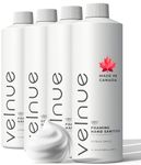 VELNUE Foaming Hand Sanitizer Refill Supply | Made in Canada with Moisturizing Aloe, 70% Ethyl Alcohol, Vitamin E and Essential Oils | 1L Citrus Smile - 4 Bottles