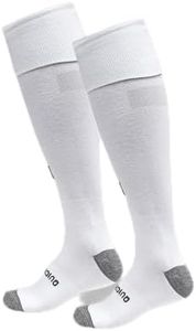 EMPULSE SPORTS High Performance Compression Soccer/Football/Hockey/Tennis/Sports Socks One-Size 7-12 US (WHITE)