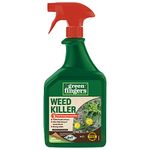 1L Green Fingers Weed Killer Liquid, Ready to Use Spray Bottle