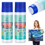 240ml Jigsaw Puzzle Glue with New Sponge Head - Non-Toxic, Quick Dry for Clear Puzzle Frames Up to 3000 Pieces - Perfect for Adults and Kids