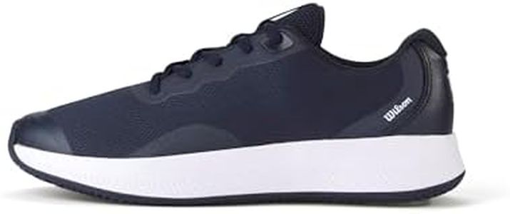 Wilson Intrigue Lite Women's Tennis Shoes, Female-Focused Design, Provides Dynamic Comfort and Adaptable Court Play, Colour: White/Navy Blazer, Size: 6