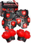 ArmoGear Electronic Boxing Game | Boxing Toy for Teen Boys with 3 Play Modes | Ideal Toy Gift for Kids Boys & Girls, Ages 8 9 10 11 12 Years + | New & Improved 2 Pair Boxing Gloves