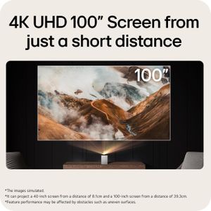 LG CineBeam S 4K Projector – Ultra HD Home Theater Display