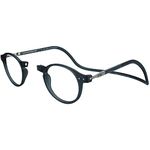 Clic Magnetic Reading Glasses Brooklyn in Grey +2.00