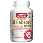 Jarrow Formulas Ubiquinol QH-Absorb (Active Coenzyme Q10), 200mg, High Strength, 60 Softgels, Lab Tested, Gluten Free, Soy Free, GMO Free