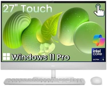 Dell 27 Touchscreen All-in-One Desktop Computer 8-Core Ultra CPU 64GB + 2TB