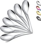 Soup Spoon,Kyraton Stainless Steel Thick Heavy-Weight Table Spoons,Dishwasher Safe(6 Pieces)