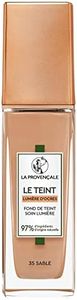 La Provençale - Le Fond de Teint Soin Lumière - 97% d'ingrédients d'origine naturelle - Couvrance Moyenne - Tous Types de Peaux - À l'Huile d'Olive Bio AOP Provence, 35 Sable - 30 ml