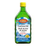 Carlson - Cod Liver Oil, 1100 mg Omega-3s + A & D3, Wild-Caught Norwegian Arctic Cod-Liver Oil, Sustainably Sourced Nordic Fish Oil Liquid, Lemon, 500 mL (16.9 Fl Oz)