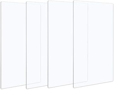 2 Pair Cutting Pads Compatible with BSP & BS Switch Plus Die Cutting Machine,Clear Polycarbonate Plastic Cutting Plates,12 3/4x8 3/4x1/8inch,Transparency Acrylic Die Cutting Plate for Craft