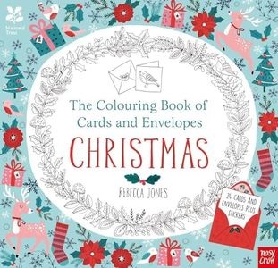 Colouring Cards & Envelopes - Christmas