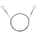 Adjustable Picture Hanging Wire, 2m x1.5mm Stainless Steel Heavy Duty Hanging Rope to Hang Picture Hook Photo Frames Light Mirror and Wall Art DIY Holder Flowerpot Hold Up to 44lb/20kg(1 Pc)