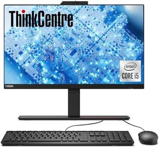 Lenovo ThinkCentre M90a Business All-in-one Computer, 23.8" FHD IPS Display, Intel Core i5-10400 Processor, Wi-Fi, Webcam, USB-C, SD Card Reader, Windows 11 Pro (16GB RAM | 512GB SSD)