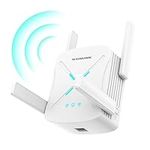 WONLINK AX1800 WiFi 6 Extender WiFi Booster WiFi Range Extender, 5GHz/2.4GHz Dual Band 1800Mbps Internet Extender Signal Booster WiFi Repeater for Home, WPS Easy Setup, Gigabit Port