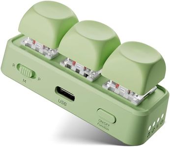 HanlinYueFree3 Bluetooth Keypad Page Flipper Bluetooth Page Flipper, Built in Non Removable Lithium ion Battery, Excluding Button Battery (Green)
