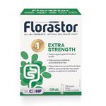 Florastor Extra Strength - Saccharomyces Boulardii CNCM I-745 - Daily All in One Probiotic - Supports Gut Health & Immune System - Antibiotic-associated diarrhea - For Adults - 30 sticks