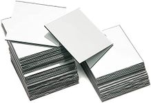 Bright Creations Square Mirror Tiles for DIY Crafts, Decorations (50 Pack) 3 Inch