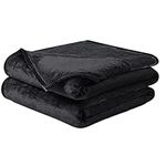 Soft Blanket California King Warm Fuzzy Microplush Lightweight Thermal Fleece Blankets for Couch Bed Sofa,102X108Inch,Black