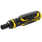 Stanley FatMax Screwdriver Set Power-Assist Bit Screwdriver (4 V 1.5 Ah Battery, High 300 RPM RPM, Push Button Functionality, Extended Magnetic Holder, with LED Charging Indicator) FMHT66719-0