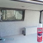 Shield-Auto-Care 4 Way Stretch Light Grey|Silver Van Lining Camper Conversion Carpet Trim Bundle Kit-Includes High Temperature Trimfix Adhesive Glue (9 M + 9 Trim FIX)