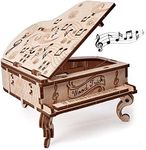 Wood Trick Toy Piano Music Box Moon