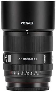 VILTROX 85mm F2 EVO FE Lens, AF 85mm f/2 FE for Sony E-Mount, Full Frame Portrait Lens for Sony FE a7iv a7c ii a7rv a9ii zve1 fx3 zv-e10 ii a6700 a6600