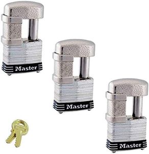 Master Lock - (3) Keyed Alike Trailer & Multi Purpose Padlocks, 37KA-3