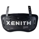 Xenith Velocity Football Back Plate- Lower Backplate for Shoulder Pads- Durable Adjustable Straps and High Impact Padding- Velocity Black, Large, Varsity