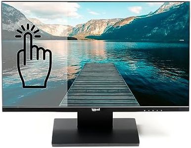iggual Monitor LED Táctil FHD de 23,6" - Panel Capacitivo 75Hz LCD IPS (16:9), SO: Wind XP hasta 11 - MS-Dos - Linux, VESA 75x75mm, USB-A + VGA + HDMI, 350cd/m2, 1.920x1.080 (537x320x41mm) MTL236A
