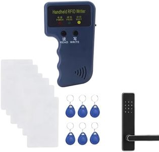 Handheld 125KHz ID Card Copier, Only Works for 125KHz Unencrypted ID Cards EM4100 TK4100 T5577, Portable RFID Reader Writer Duplicator for Access Key Fobs