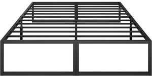 14'' Bed Frame Metal Platform,3500 lbs Capacity,Storage Space Under The Bed/Anti-Kick/Noise Free/No Need Box Spring/Easy Assembly (007 14 inch, Queen (U.S. Standard))