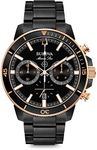 Bulova Mens Chronograph Quartz Watch with Stainless Steel Strap 98B302