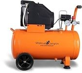 WALNUT CANYON Air Compressor, 9 Gallon Air Compressor Portable, 1.5 HP Oil-Free Air Compressor Max 115 PSI, 70 dB Quiet Air Compressor for Auto Repair, Inflation, Spray Painting, Woodwork Nailing